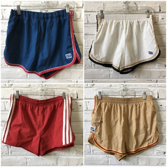 Mens retro swim shorts on sale